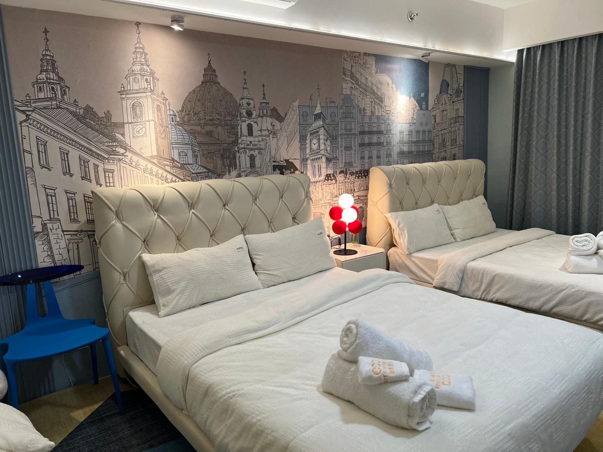Luxurious European Style Penthouse Modern Apart Ment Cross City Of Dreams Okada Solaire Moa Airport Manila Bagian luar foto